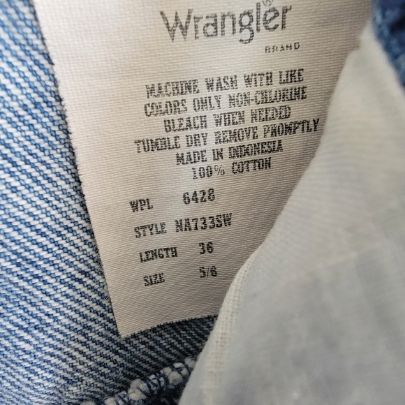 Wrangler Silverlake Roundup Vintage Jean SZ 5/6 - Picture 2 of 7